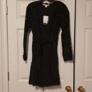 DVF Lace Wrap Dress NWT
